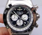 Breitling Chronomat B01 Watch Chronometre Certifie SS Black - Quartz Movement